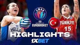 Türkiye  send Greece  home, punch #EuroBasketWomen 2025 Quarter-Finals ticket in Piraeus