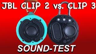 JBL Clip 2 vs  Clip 3 - Sound-test at same Audio Volume