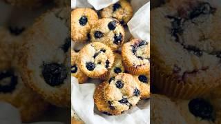 Classic Gluten-free Blueberry Muffin recipe #shorts #glutenfree #glutenfreeblueberrymuffinrecipe