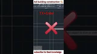 Top Civil Engineer AutoCAD command TX+ENTER ।।#shorts #trending#civilengineers #buildingconstruction