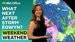 Weekend weather 23/01/2025 – More unsettled weather to come – Met Office weather forecast UK