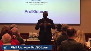 Michael Williams Speech Coach Live: Chamber of Commerce Pro90d Introduction 15 minutes -