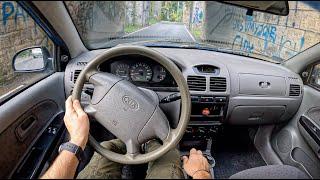 2004 Kia Rio [1.3 i 82 HP] | POV Test Drive #930 Joe Black