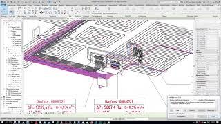 Гидравлический расчёт в Revit. Коллекторная система отопления.