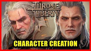 Get GERALT OF RIVIA from The Witcher 3 in THRONE AND LIBERTY - Character Creation