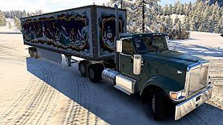 LLEVANDO LAS CARTAS DE NAVIDAD PARA SANTA CLAUS  | AMERICAN TRUCK SIMULATOR