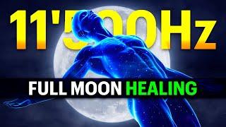 FALL into DEEP SLEEP  FULL MOON 11'500Hz 528Hz Delta Healing Frequency Music