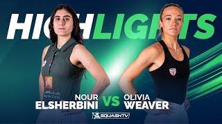  El Sherbini v Weaver  | U.S. Open Championships 2024 | SF HIGHLIGHTS