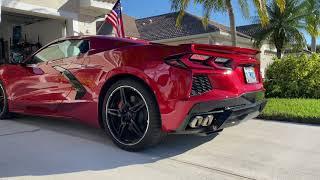 2022 C8 Corvette Stingray Startup