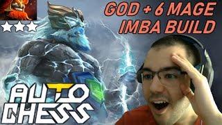 NEW IMBA God + 6 Mage  Mars META BUILD | Dota Auto Chess Gameplay 86