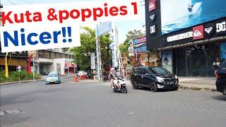 Driving in Bali I Poppies Lane 1, Raya kuta, Airport I MUCH NICER NOW!!!