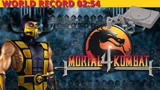 [WR] Mortal Kombat 4 Speedrun  any% 2:54 PSX