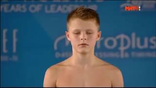 13 y/o Ukrainian Oleksii SEREDA youngest gold medalist ever in the history of the diving EC!