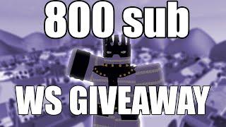 800 SUB SPECIAL GODLY WS GIVEAWAY