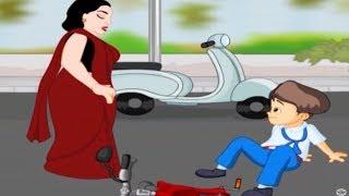 Tintu mon Comedy | Accident | Tintu Mon Non Stop Comedy Animation Story