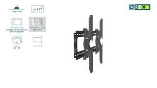 Ridicon T852. Установка и особенности наклонного кронштейна Ridicon T852