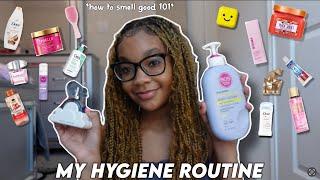 My Hygiene Routine  *how to smell good 101* | hair care, perfume, shower routine