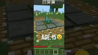 Traps at different ages @GEVids || #shorts #minecraft