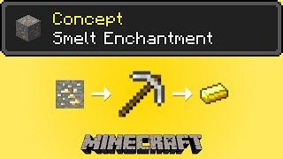 Smelt Enchantment - Minecraft Concept