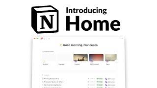 Introducing Notion Home