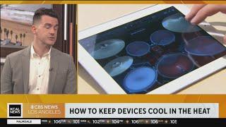 How to keep devices from overheating in hot weather