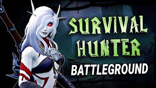 Survival Hunter Battleground Gameplay  | The War Within Pre-Patch | World of Warcraft