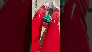 Shiny catsuit & converse ️ #shiny #fashion #leggings #shinyfashion #converse #shinyleggings