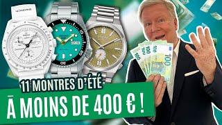 11 montres très sympas à moins de 400 € !