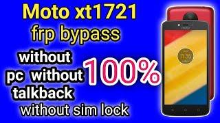 Motorola Moto xt1721 frp bypass without pc | letest trick 2021 - 2022