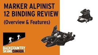 Marker Alpinist 12 Bindings