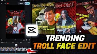 Trending Epic Trollface Edit In Capcut | Trollface Video Kaise Banaye Capcut Se | Capcut Tutorial