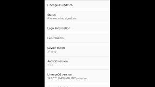 Moto G XT 1040 - Android 7.1 - Nougat - peregrine