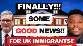 FINALLY! | SOME GOOD NEWS FOR IMMIGRANTS ON UK VISAs AND IMMIGRATION POLICY | Salary Threshold!!