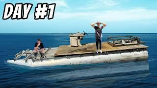 Transforming Abandoned Boat into a Houseboat! - Ep. 1