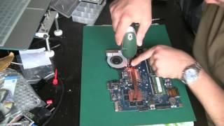 Разборка и сборка Dell Inspiron 3537 (Inspiron 15). Disassembly and fan cleaning Dell Inspiron 3537