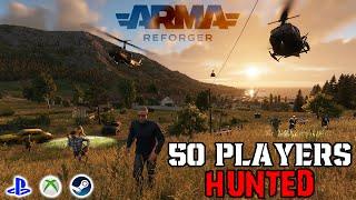 ARMA REFORGER | 50 PLAYERS HUNTED ACROSS EVERON | ESCAPE & EVADE #1