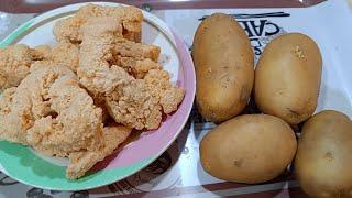 Mau goreng kentang aja sama goreng ayam krispi @dapur lulu live