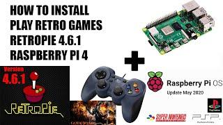 Raspberry Pi 4:  Retropie 4.6 Installation and Setup