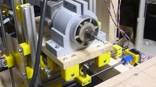 Home made horizontal CNC Router (made using 3D Printer) as a substitute for the Pantorouter