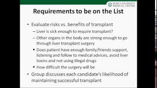 Overview of Liver Transplantation Webinar