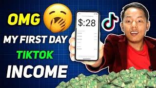 My First Day Tiktok Earning   यति धेरै।