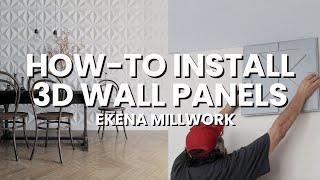 How-To Install 3D Wall Panels by Ekena Millwork