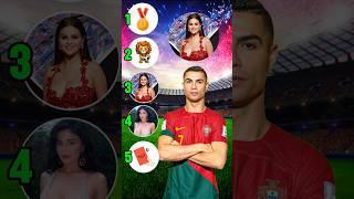 Ronaldo ranks prettiest girls - Georgina vs Antonela vs Selena vs Kylie Jenner vs Alisha Lehmann