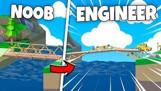 Using ENGINEERING to beat the SECRET WORLD in Poly Bridge 2!