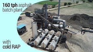 Hot mix plant with cold RAP | 160 tph batching plant