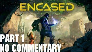 Let's Play Encased A Sci-Fi Post-Apocalyptic RPG Ep1 No Commentary