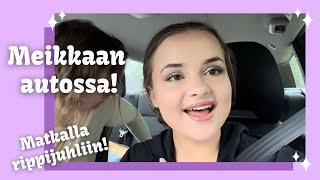 Meikkaan autossa! // GRWM