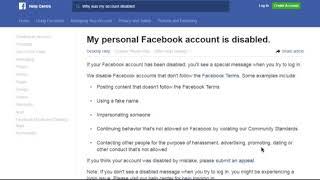 Your account has been disabled || How to reopen go to community standards facebook disabled account