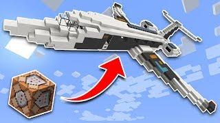 WORKING PLANE in Minecraft Pocket Edition Using Command Blocks!