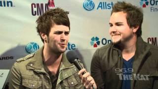 CMAs 2011 - Eli Young Band Interview with 969 The Kat